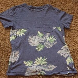 Floral American Eagle Pocket Tee